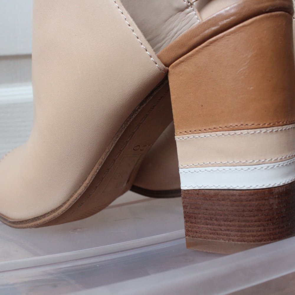 Aldo Peep-Toe Block-heel Booties - Picture 4 of 6